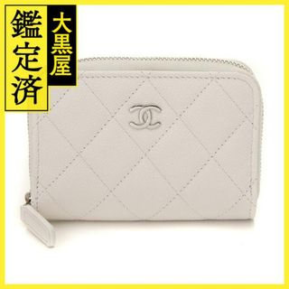 シャネル(CHANEL)のシャネル　クラシックジップコインパース　キャビアスキン　シルバー金具　【431】(コインケース)