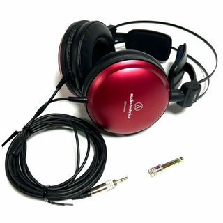 オーディオテクニカ(audio-technica)の☆極美品 オーディオテクニカ ATH-A1000Z レッド ヘッドホン 有線(ヘッドフォン/イヤフォン)