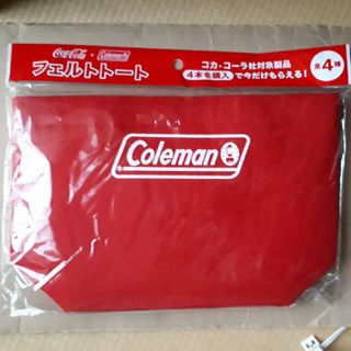 コールマン(Coleman)のコカ・コーラ　コールマン　フェルトトート(ノベルティグッズ)