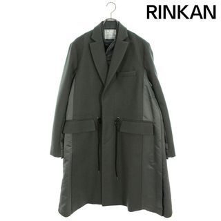 サカイ(sacai)のサカイ  23AW  23-03114M Wool Melton Coat ナイロンツイルドッキングメルトンウールコート メンズ 1(その他)