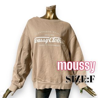 moussy ♥ アメカジテイスト グラフィック プリント トレーナー