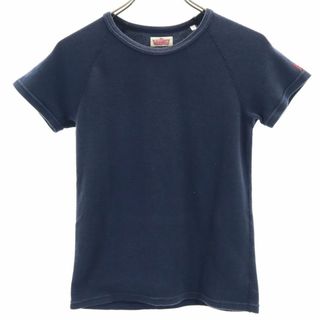 HOLLYWOOD RANCH MARKET - ハリウッドランチマーケット 半袖 Tシャツ 1 ネイビー HOLLYWOOD RANCH MARKET レディース 古着 【240408】 メール便可