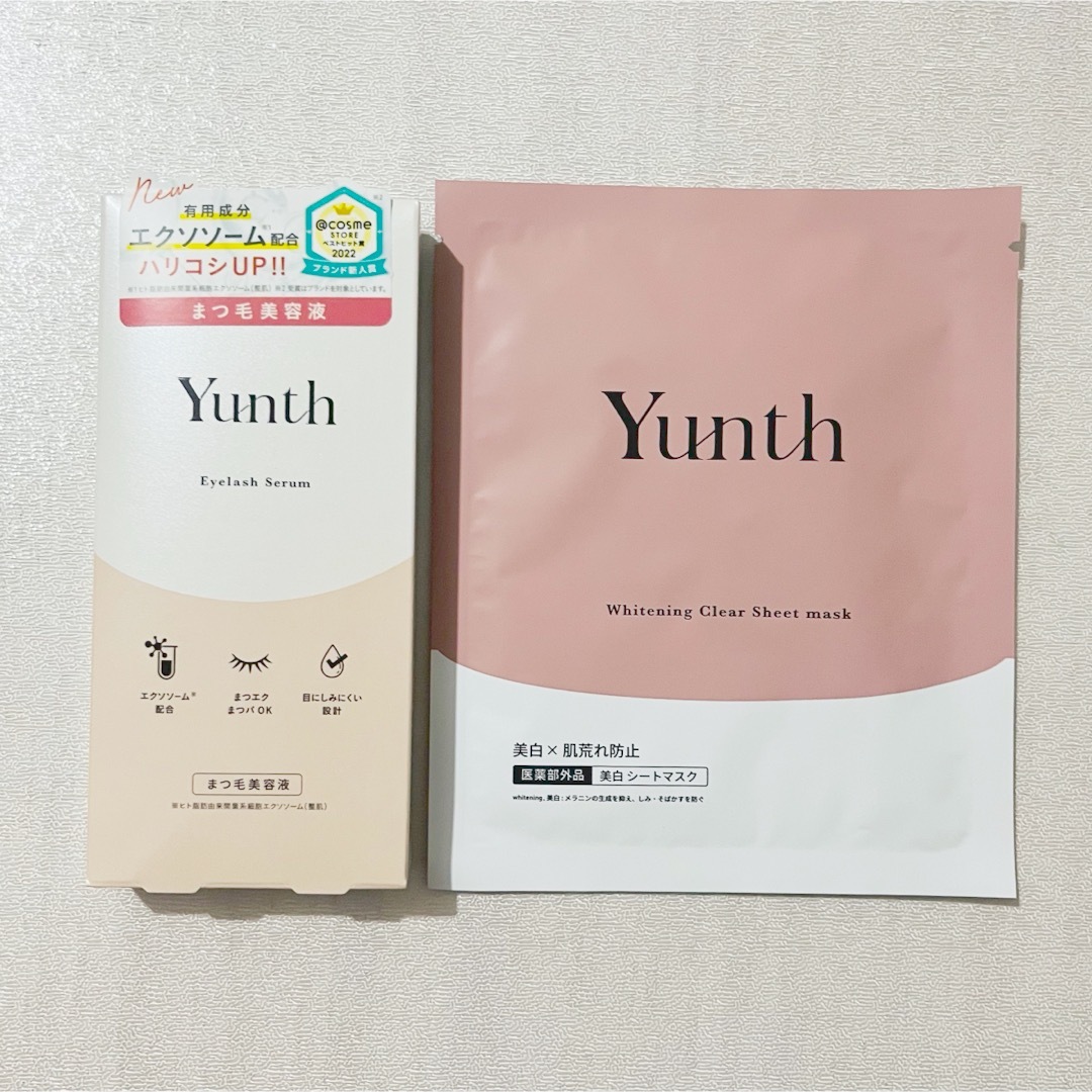 Yunth(ユンス)のYunth(ユンス) アイラッシュセラム EX まつ毛美容液＆シートマスク コスメ/美容のスキンケア/基礎化粧品(まつ毛美容液)の商品写真