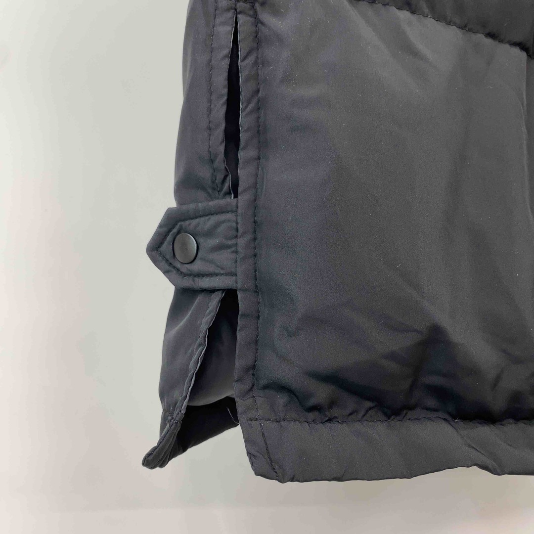 PRISMAプリズマ メンズ 中綿・ダウンジャケットブラックフード付き メンズのジャケット/アウター(ダウンジャケット)の商品写真