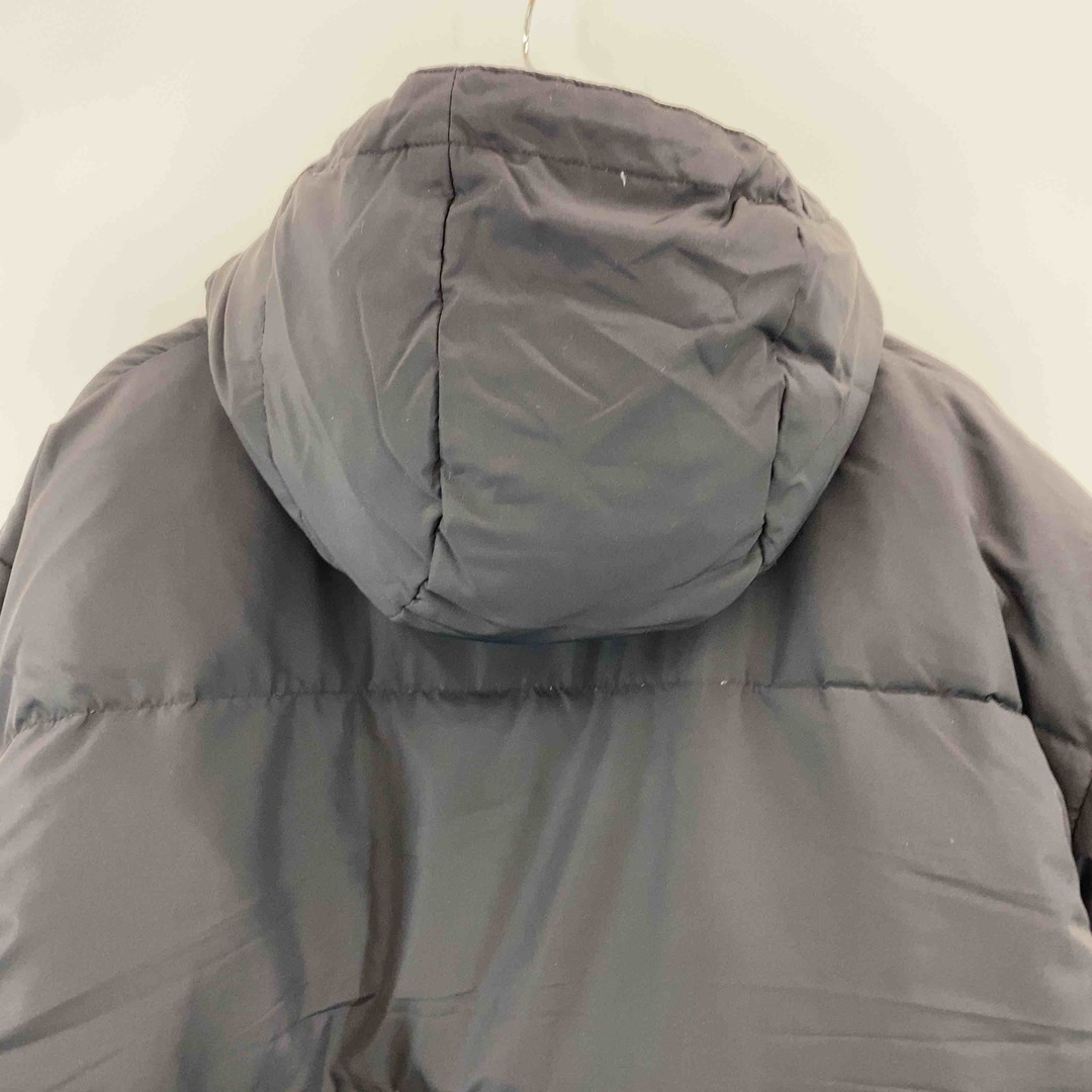 PRISMAプリズマ メンズ 中綿・ダウンジャケットブラックフード付き メンズのジャケット/アウター(ダウンジャケット)の商品写真