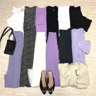 シンプル綺麗♫レディース服まとめ売り 通勤通学に インデックス ロペピク 紫系