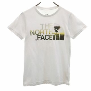 THE NORTH FACE - ザノースフェイス NTW31901X プリント 半袖 Tシャツ S ホワイト THE NORTH FACE レディース 古着 【240408】 メール便可