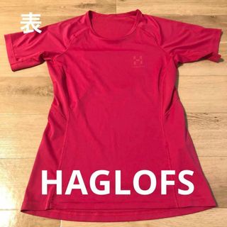 Haglofs - 【HAGLOFS（ホグロフス）】ピンクTシャツ アウトドア トレッキング 登山