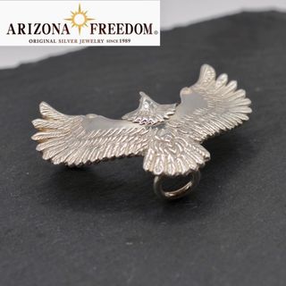 アリゾナフリーダム(ARIZONA FREEDOM)の美品 Arizona Freedom 小イーグルALLシルバーバージョン(ネックレス)