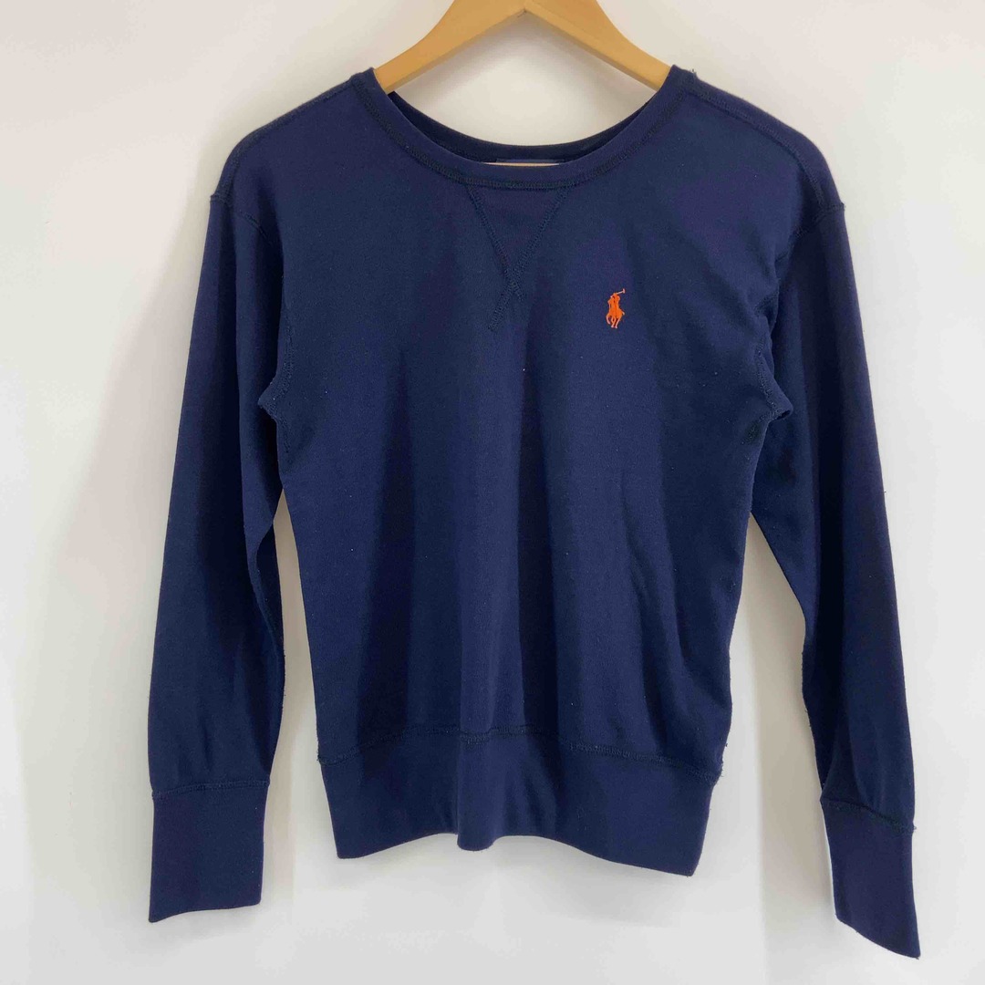 POLO RALPH LAUREN(ポロラルフローレン)のPOLO RALPH LAUREN ポロラルフローレン レディース Tシャツ（長袖）ネイビー レディースのトップス(Tシャツ(長袖/七分))の商品写真