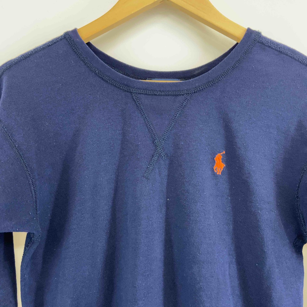 POLO RALPH LAUREN(ポロラルフローレン)のPOLO RALPH LAUREN ポロラルフローレン レディース Tシャツ（長袖）ネイビー レディースのトップス(Tシャツ(長袖/七分))の商品写真