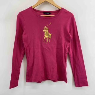 ポロラルフローレン(POLO RALPH LAUREN)のRALPH LAUREN ラルフローレン レディース Tシャツ（長袖）　ピンク　160(Tシャツ(長袖/七分))