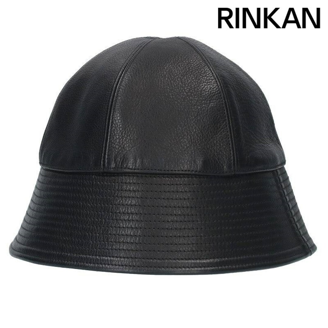 KIJIMA TAKAYUKI(キジマタカユキ)のキジマタカユキ  222812 COW LEATHER SAILOR HAT レザーセーラーハット帽子 メンズ 1 ハンドメイドのファッション小物(帽子)の商品写真