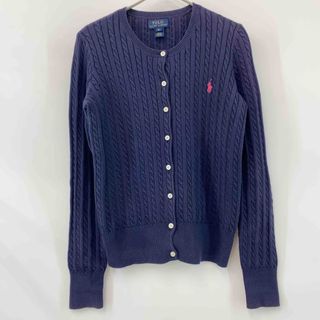 POLO RALPH LAUREN ポロラルフローレン レディース カーディガン　ネイビー　XL