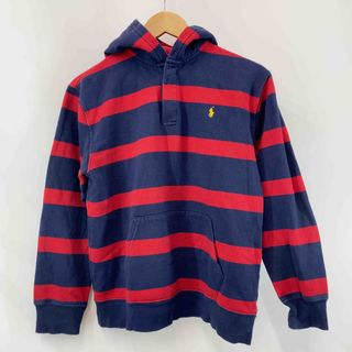 ポロラルフローレン(POLO RALPH LAUREN)のPOLO RALPH LAUREN ポロラルフローレン レディース パーカー　ボーダー柄　160(ポロシャツ)