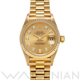 ロレックス(ROLEX)の中古 ロレックス ROLEX 79178G A番(1998年頃製造) シャンパン /ダイヤモンド レディース 腕時計(腕時計)
