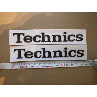 テクニクス(Technics)のTechnics テクニクス ステッカー　黒2枚(ターンテーブル)