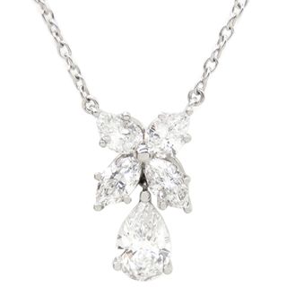 ハリーウィンストン(HARRY WINSTON)のハリーウィンストン Harry Winston ネックレス マーキッサ ダイヤモンド Pt950 ダイヤモンド プラチナシルバー 【ケース】【中古】(ネックレス)