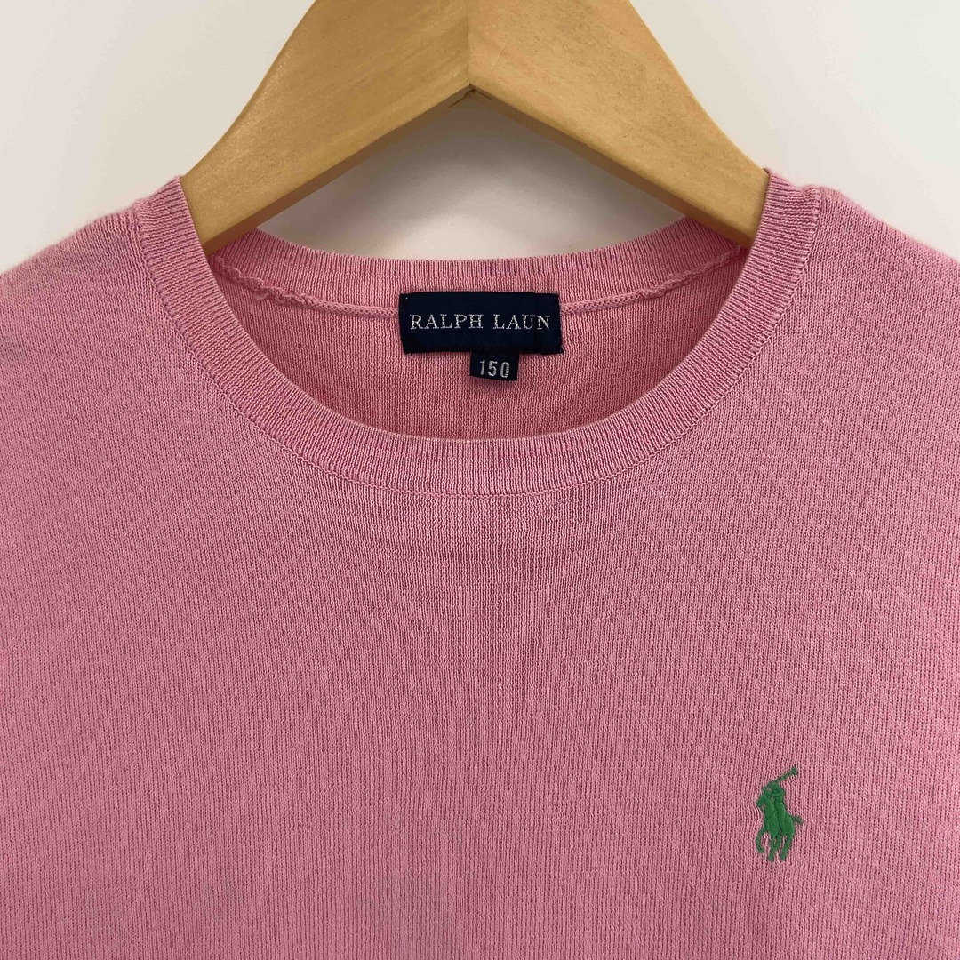 POLO RALPH LAUREN(ポロラルフローレン)のRALPH LAUREN ラルフローレン レディース ニット/セーター　ピンク　150 レディースのトップス(ニット/セーター)の商品写真