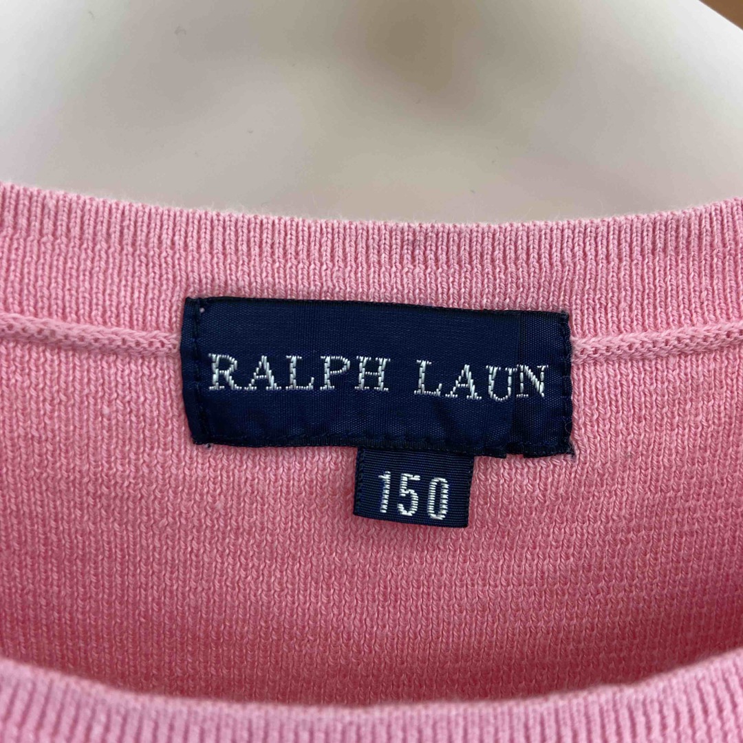 POLO RALPH LAUREN(ポロラルフローレン)のRALPH LAUREN ラルフローレン レディース ニット/セーター　ピンク　150 レディースのトップス(ニット/セーター)の商品写真