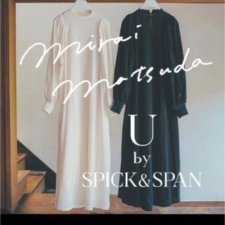 ユーバイスピックアンドスパン(U by SPICK&SPAN)のインナー付き楊柳ワンピース(ロングワンピース/マキシワンピース)