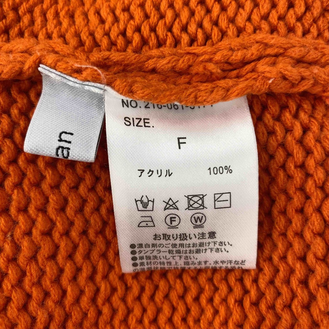Lian  レディース ニット/セーター オレンジ tk レディースのトップス(ニット/セーター)の商品写真