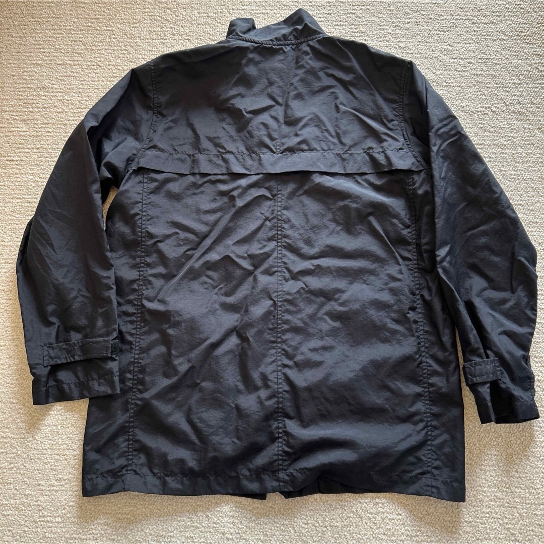 美品！レディースナイロンジャンパー　Lサイズ　ブラック レディースのジャケット/アウター(ナイロンジャケット)の商品写真
