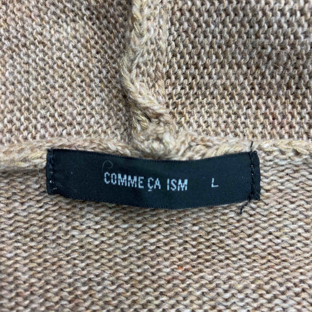 COMME CA ISM(コムサイズム)のCOMME CA ISM コムサイズム レディース カーディガン ロング丈ベージュ レディースのトップス(シャツ/ブラウス(長袖/七分))の商品写真