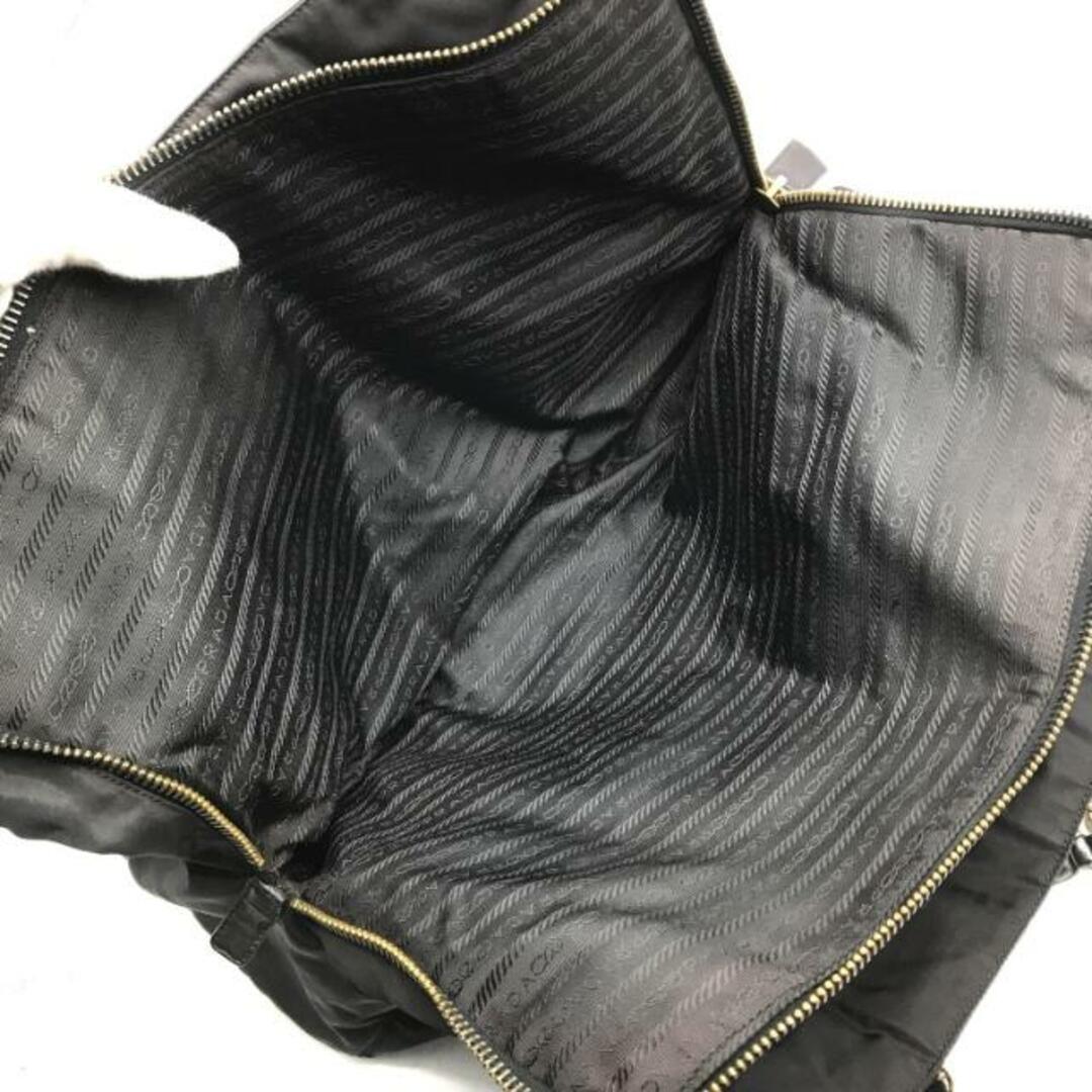 PRADA(プラダ)の良品 PRADA プラダ 三角ロゴ チェーン ショルダー バッグ テスート ナイロン ブラック k1640 レディースのバッグ(トートバッグ)の商品写真