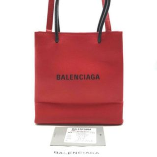 バレンシアガ(Balenciaga)の美品 Balenciaga バレンシアガ カバス 2WAY ショッピング トート ショルダー バッグ レッド a3064(ハンドバッグ)