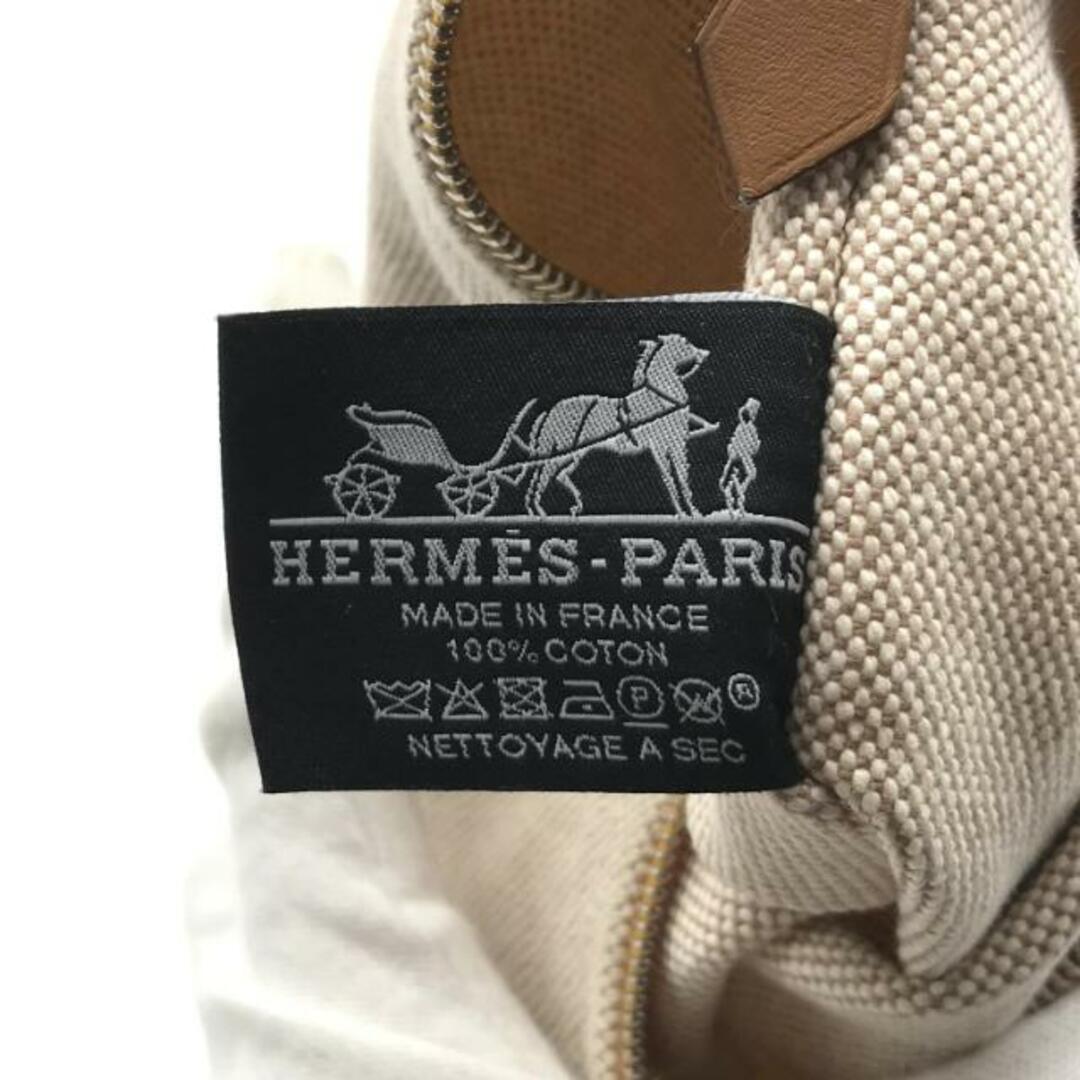 Hermes(エルメス)の美品 HERMES エルメス ロゴ フラット ポーチ キャンバス クラッチ バッグ オレンジ a3062 レディースのバッグ(クラッチバッグ)の商品写真