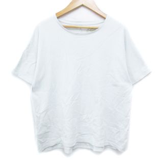 エニィファム(anyFAM)のエニィファム Tシャツ カットソー 半袖 ラウンドネック 無地 3 水色(Tシャツ(半袖/袖なし))