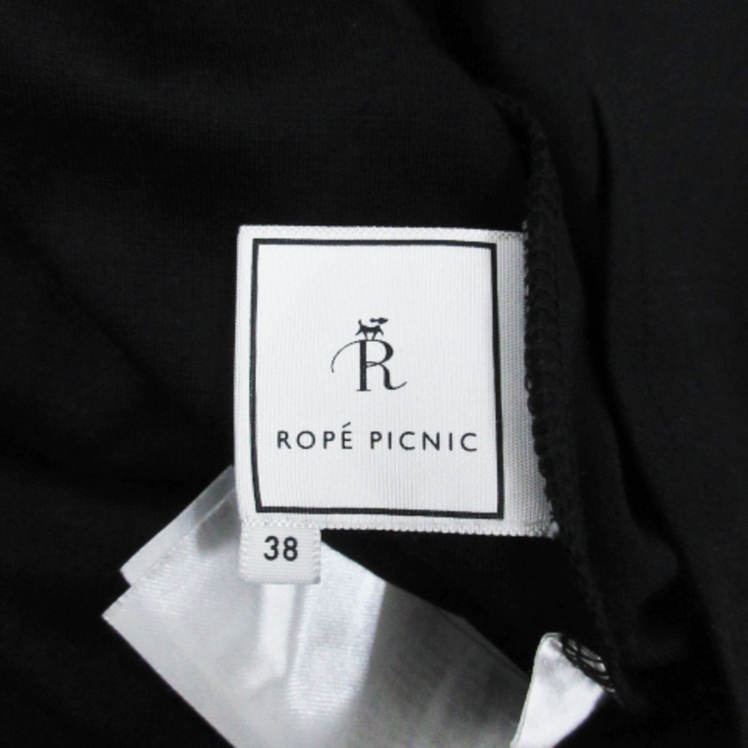 Rope' Picnic(ロペピクニック)のロペピクニック ROPE Picnic カットソー 長袖 ボウタイ 38 黒 レディースのトップス(カットソー(長袖/七分))の商品写真