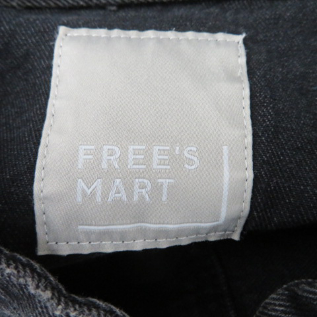 FREE'S MART(フリーズマート)のフリーズマート デニムジャケット ジージャン Gジャン ミドル丈 F 黒 レディースのジャケット/アウター(Gジャン/デニムジャケット)の商品写真