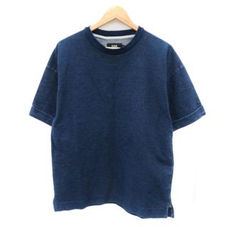 アズールバイマウジー(AZUL by moussy)のアズールバイマウジー カットソー 半袖 ラウンドネック 無地 オーバーサイズ(Tシャツ/カットソー(半袖/袖なし))