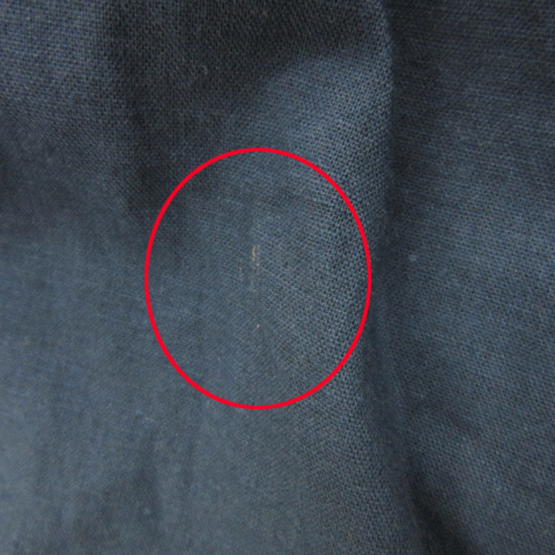 BARNYARDSTORM(バンヤードストーム)のバンヤードストーム フレアスカート ギャザースカート リボンベルト付き 0 紺 レディースのスカート(ロングスカート)の商品写真