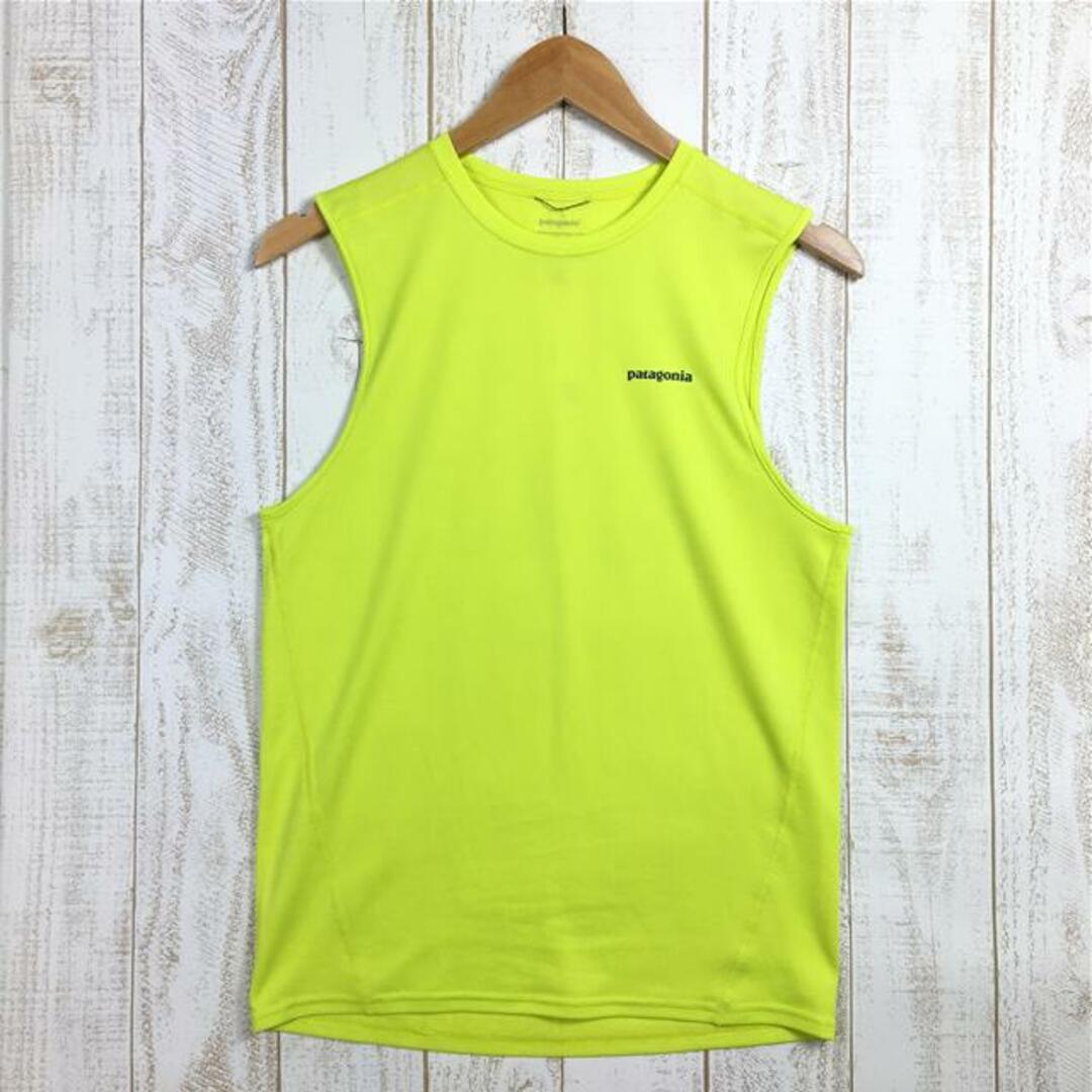 patagonia(パタゴニア)のMENs XS パタゴニア フォアランナー スリーブレス Fore Runner Sleeveless シャツ ノースリーブ タンクトップ 生産終了モデル 入手困難 PATAGONIA 23680 イエロー系 メンズのメンズ その他(その他)の商品写真