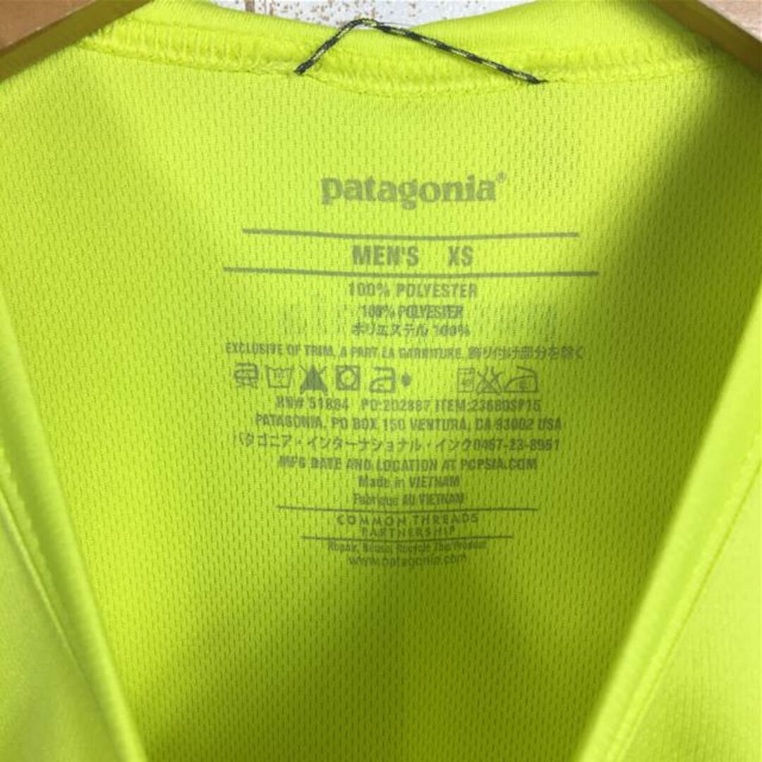 patagonia(パタゴニア)のMENs XS パタゴニア フォアランナー スリーブレス Fore Runner Sleeveless シャツ ノースリーブ タンクトップ 生産終了モデル 入手困難 PATAGONIA 23680 イエロー系 メンズのメンズ その他(その他)の商品写真