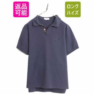 90s USA製 バーバリー 鹿の子 半袖 ポロシャツ メンズ L 古着 90 90s USA製 バーバリー 鹿の子 半袖 ポロシャツ メンズ L 古着 90