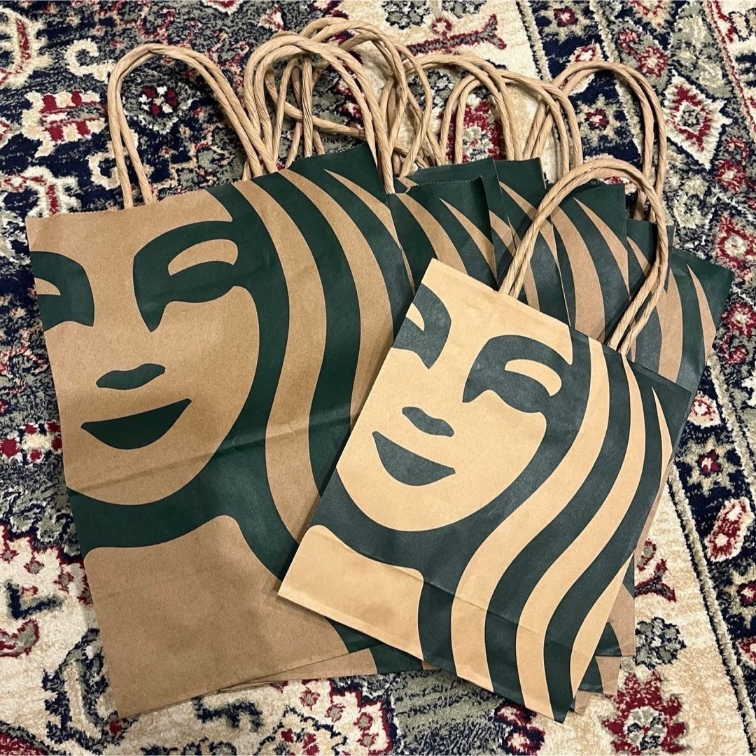 Starbucks スターバックス　スタバ　スターバックスコーヒー　紙袋　通常版 レディースのバッグ(ショップ袋)の商品写真