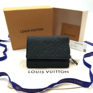 ルイヴィトン(LOUIS VUITTON)の超美品 LOUISVUITTON ルイヴィトン トリヨン ポルトフォイユ パイロット M82556 RFID反応有 二つ折り 財布 ウォレット ブラック k1675(財布)