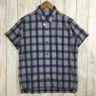 MENs M 山と道 メリノ ショートスリーブ シャツ Merino Short Sleeve Shirt メリノウール 入手困難 YAMATOMICHI グレー系(その他)