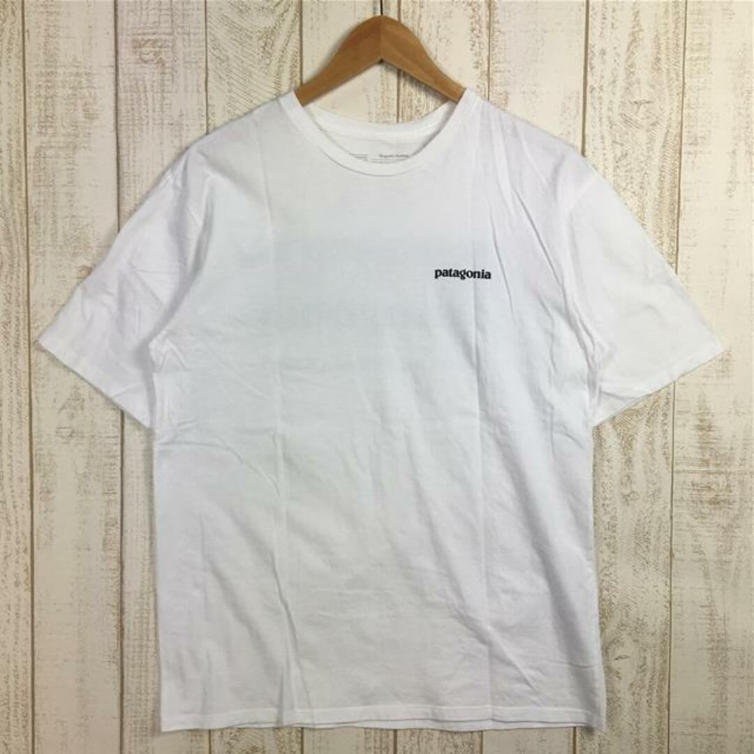 patagonia(パタゴニア)のMENs S パタゴニア P-6 ミッション オーガニック Tシャツ P-6 Mission Organic T-shirt PATAGONIA 37529 WHI White ホワイト系 メンズのメンズ その他(その他)の商品写真