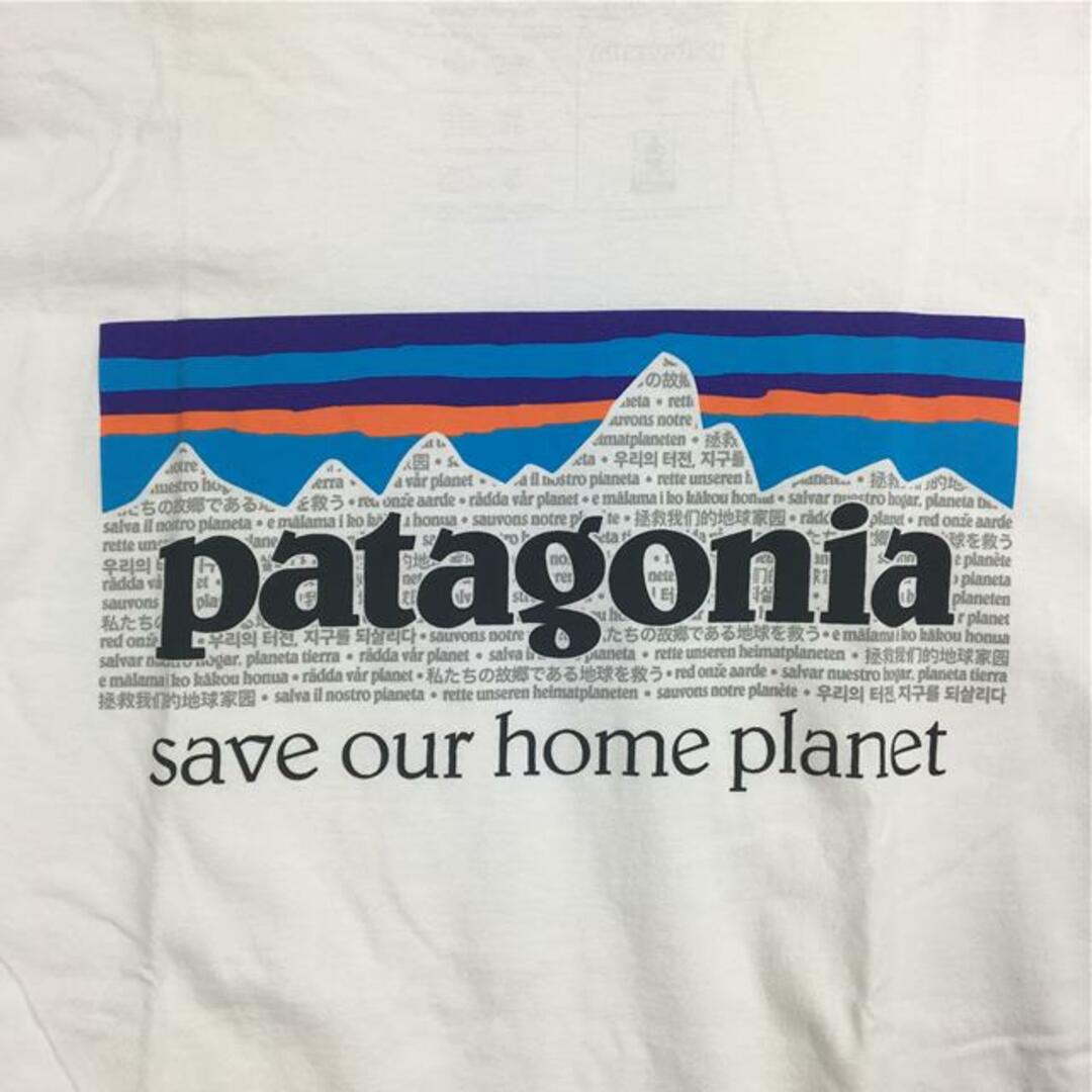 patagonia(パタゴニア)のMENs S パタゴニア P-6 ミッション オーガニック Tシャツ P-6 Mission Organic T-shirt PATAGONIA 37529 WHI White ホワイト系 メンズのメンズ その他(その他)の商品写真