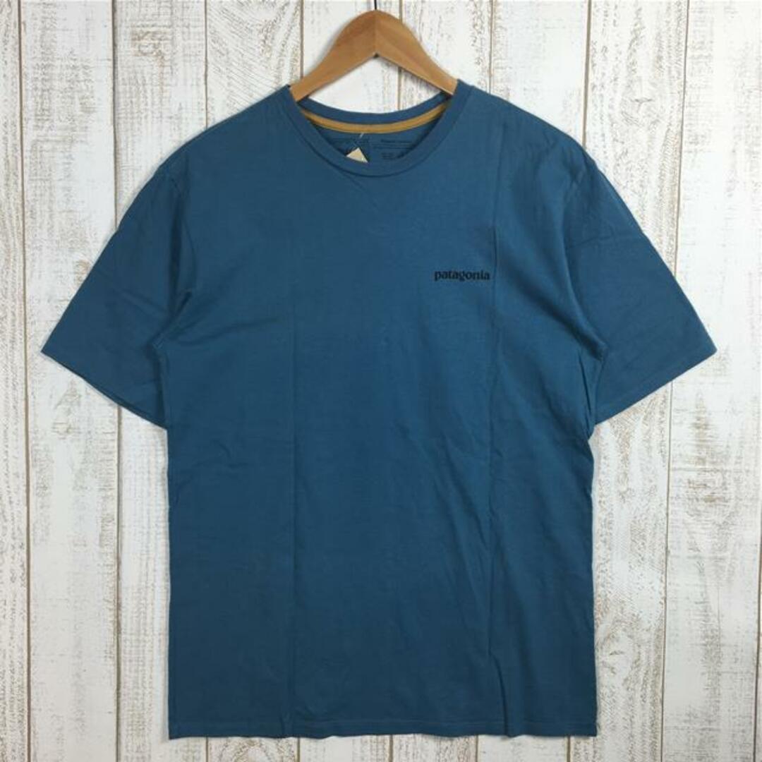 patagonia(パタゴニア)のMENs S パタゴニア P-6 ミッション オーガニック Tシャツ P-6 Mission Organic T-shirt PATAGONIA 37529 ABB ブルー系 メンズのメンズ その他(その他)の商品写真