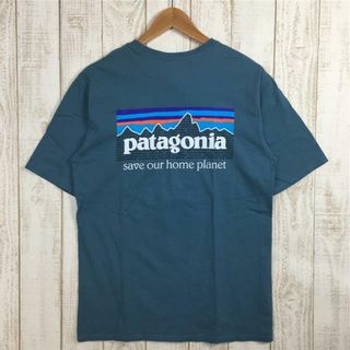 パタゴニア(patagonia)のMENs S パタゴニア P-6 ミッション オーガニック Tシャツ P-6 Mission Organic T-shirt PATAGONIA 37529 ABB ブルー系(その他)