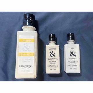 ロクシタン(L'OCCITANE)のロクシタン　ジャスミン＆ベルガモットボディミルク　コンディショナー　セット売り(ボディローション/ミルク)