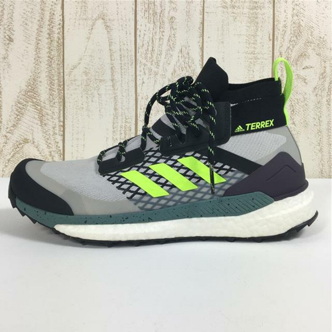 adidas(アディダス)のMENs 26.0cm アディダス テレックス フリーハイカー Terrex Free Hiker トレッキングシューズ ADIDAS FW8685 Grey/Core Black/Signal Green グレー系 メンズのメンズ その他(その他)の商品写真