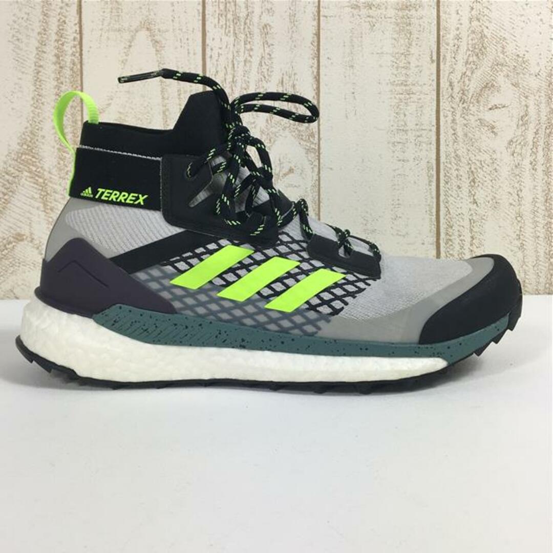 adidas(アディダス)のMENs 26.0cm アディダス テレックス フリーハイカー Terrex Free Hiker トレッキングシューズ ADIDAS FW8685 Grey/Core Black/Signal Green グレー系 メンズのメンズ その他(その他)の商品写真