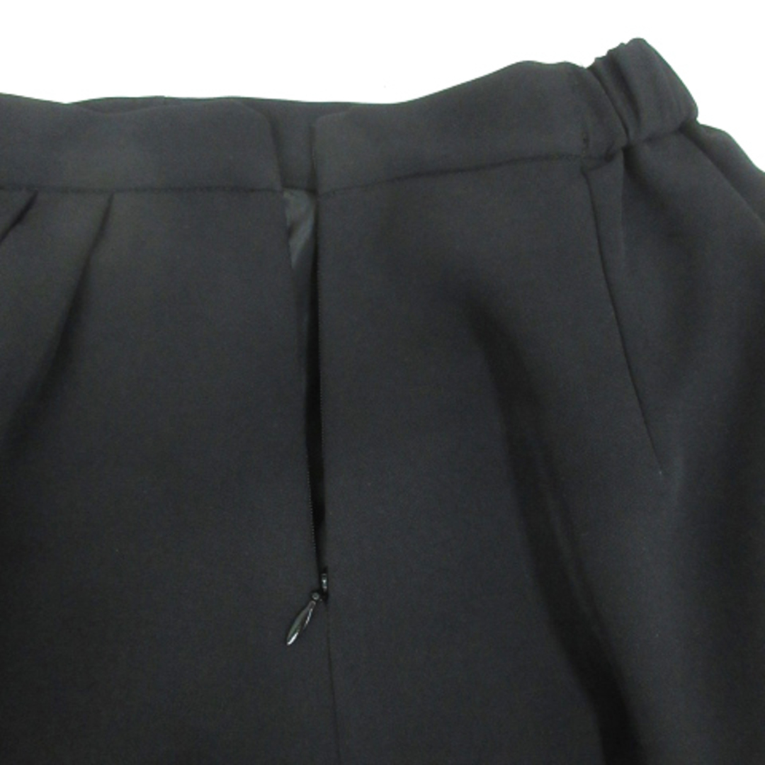 AG by aquagirl(エージーバイアクアガール)のエージーバイアクアガール フレアスカート ロング パールビーズ L 黒 ブラック レディースのスカート(ロングスカート)の商品写真